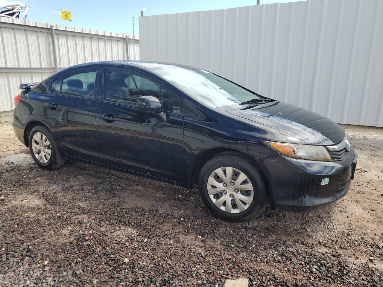 2012 Honda Civic Lx Black vin: 2HGFB2F53CH310812 Damage: Right Front Door, Multiple Scratches Heavy, 3