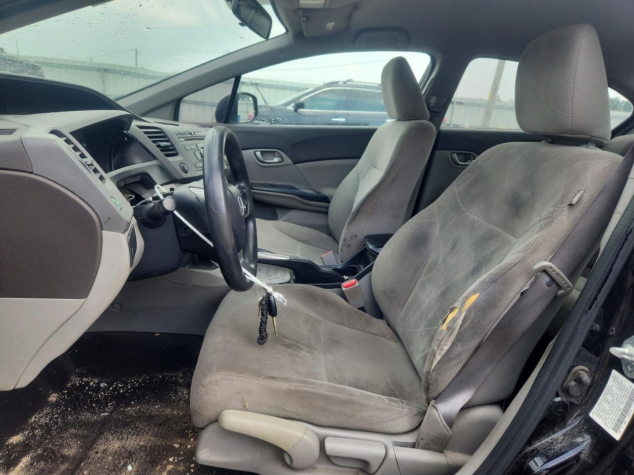 2012 Honda Civic Lx Черный vin: 2HGFB2F53CH310826
