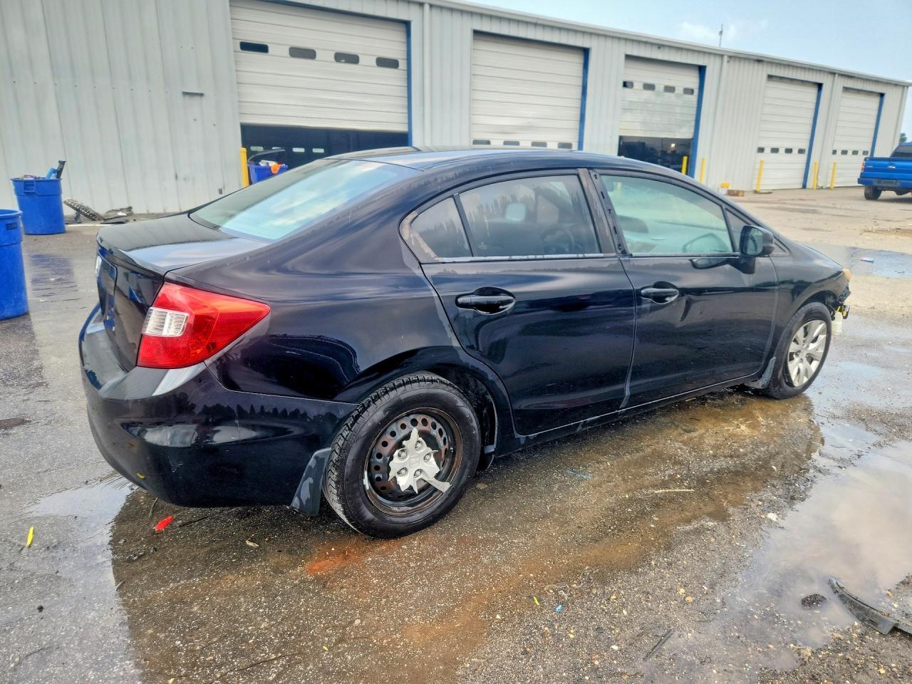 2012 Honda Civic Lx Черный vin: 2HGFB2F53CH310826