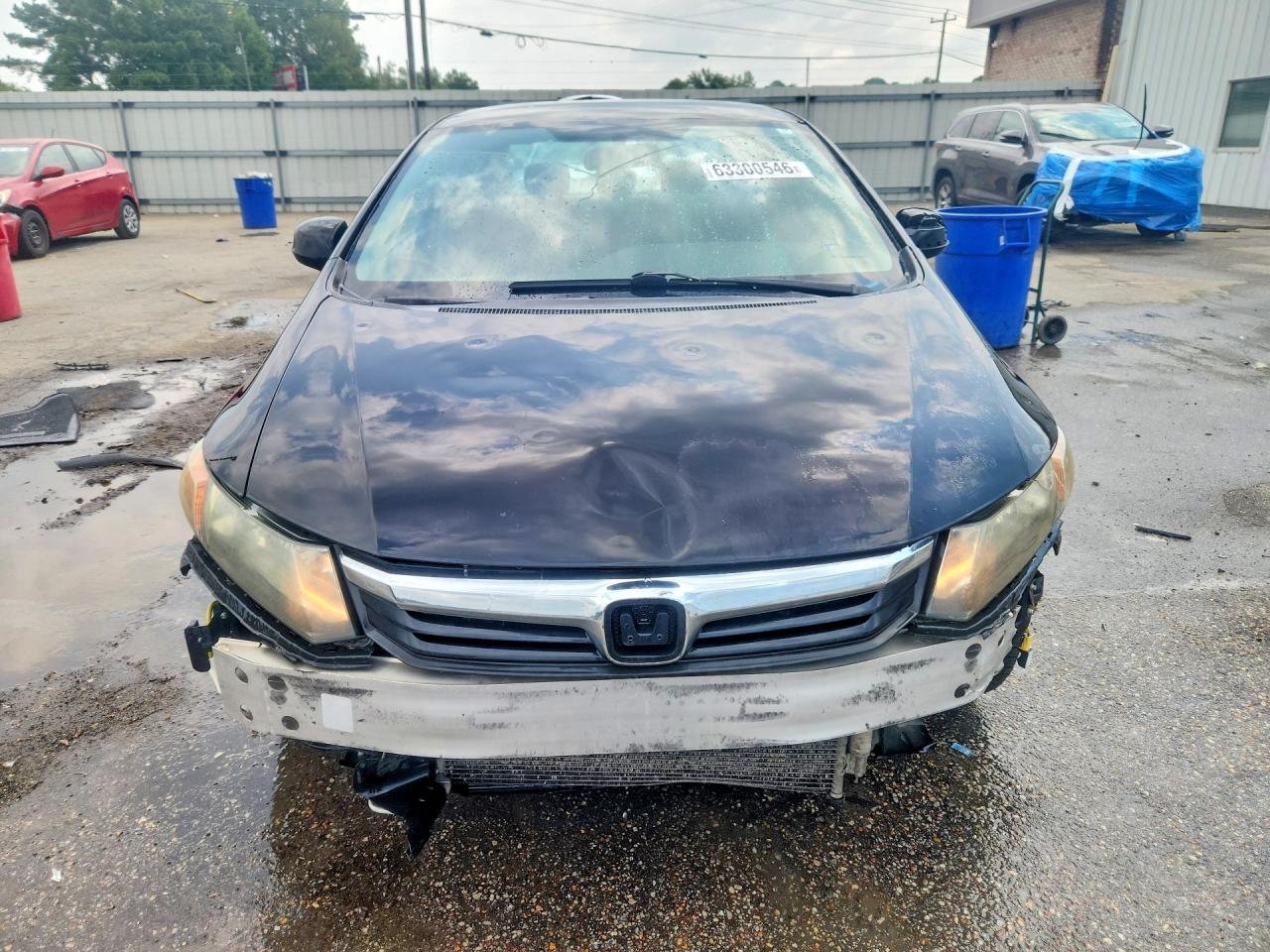 2012 Honda Civic Lx Черный vin: 2HGFB2F53CH310826
