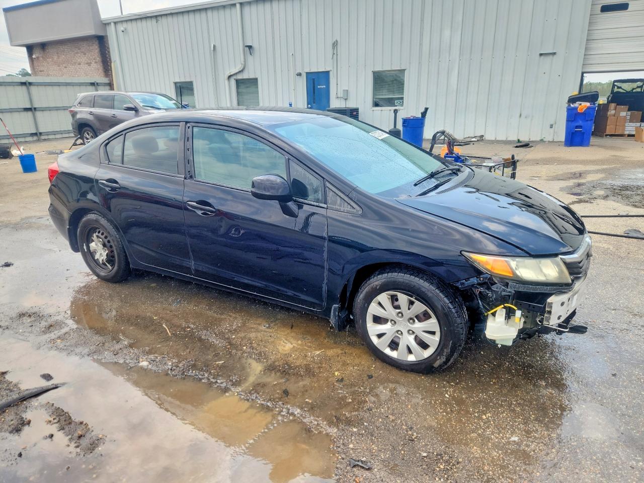 2012 Honda Civic Lx Черный vin: 2HGFB2F53CH310826