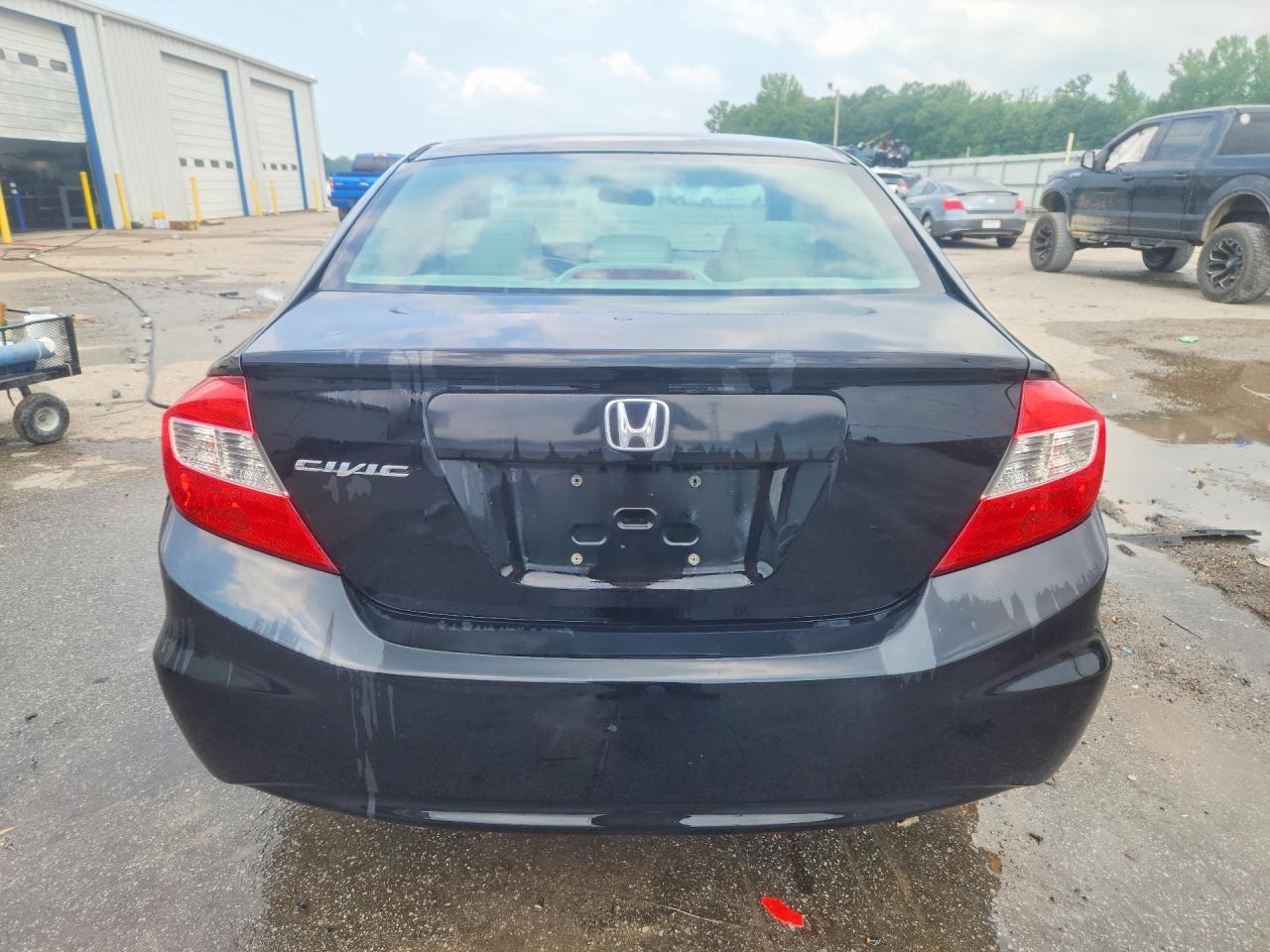 2012 Honda Civic Lx Черный vin: 2HGFB2F53CH310826