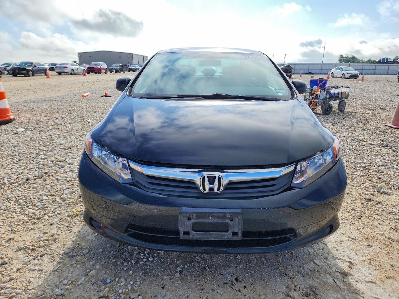2012 Honda Civic Lx Черный vin: 2HGFB2F53CH312995