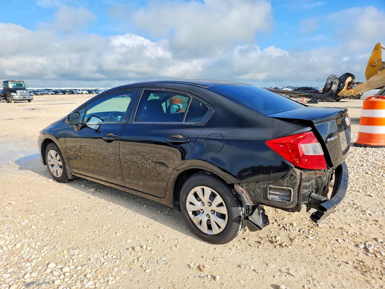 2012 Honda Civic Lx Черный vin: 2HGFB2F53CH312995