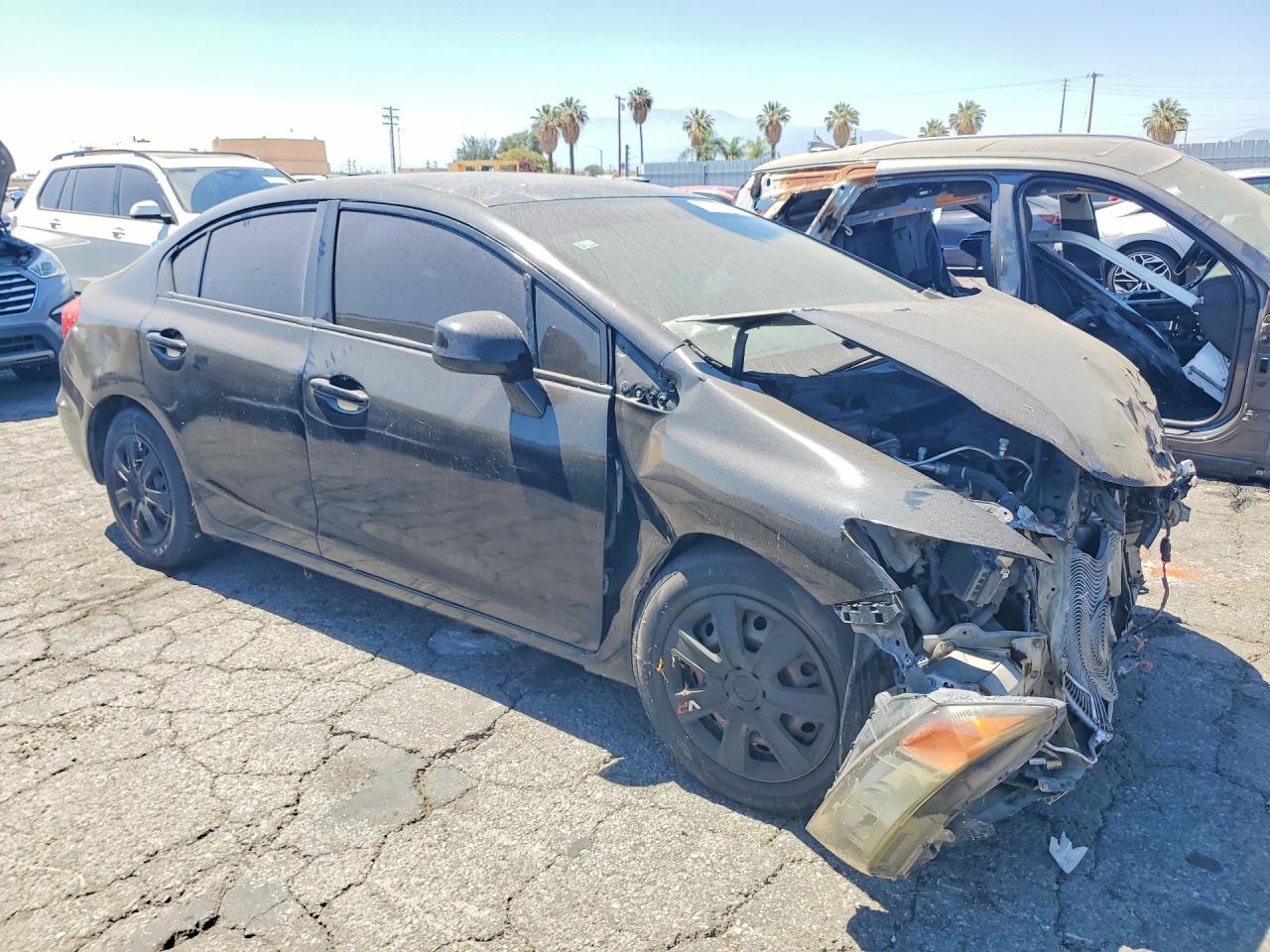 2012 Honda Civic Lx Black vin: 2HGFB2F53CH316237