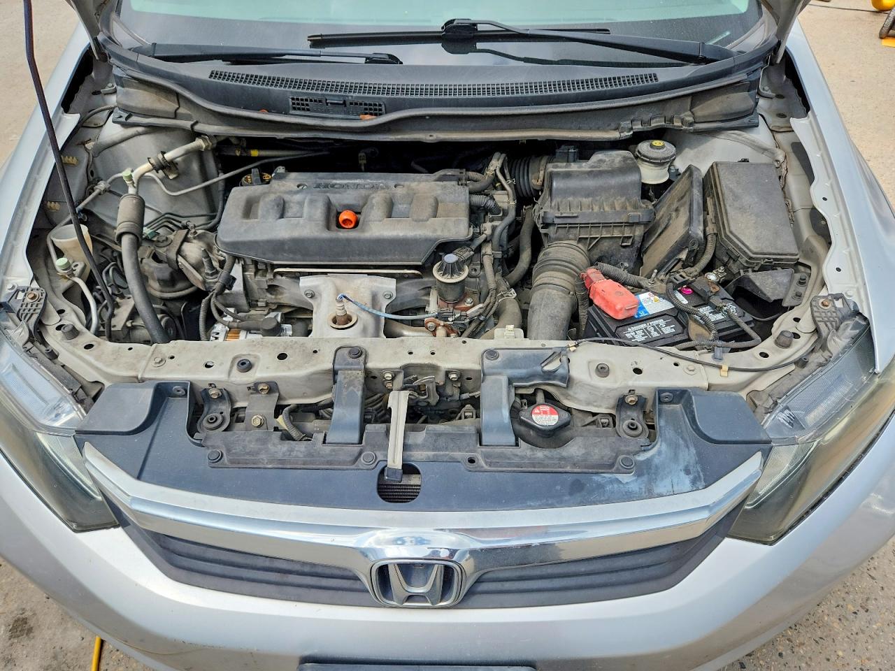 2012 Honda Civic Lx Silver vin: 2HGFB2F53CH323172