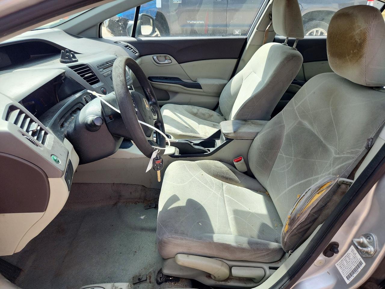 2012 Honda Civic Lx Silver vin: 2HGFB2F53CH323172