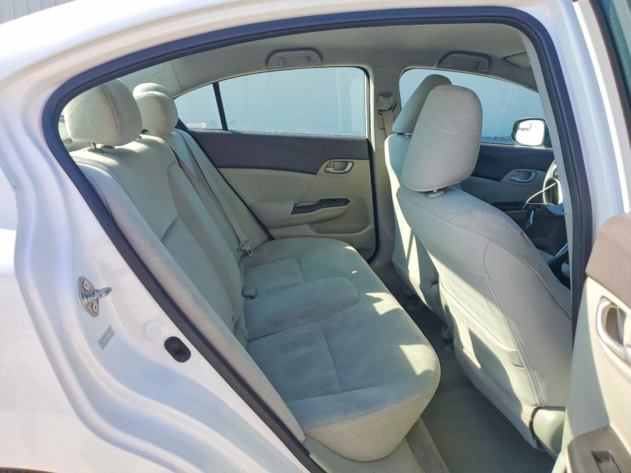 2012 Honda Civic Lx White vin: 2HGFB2F53CH335726