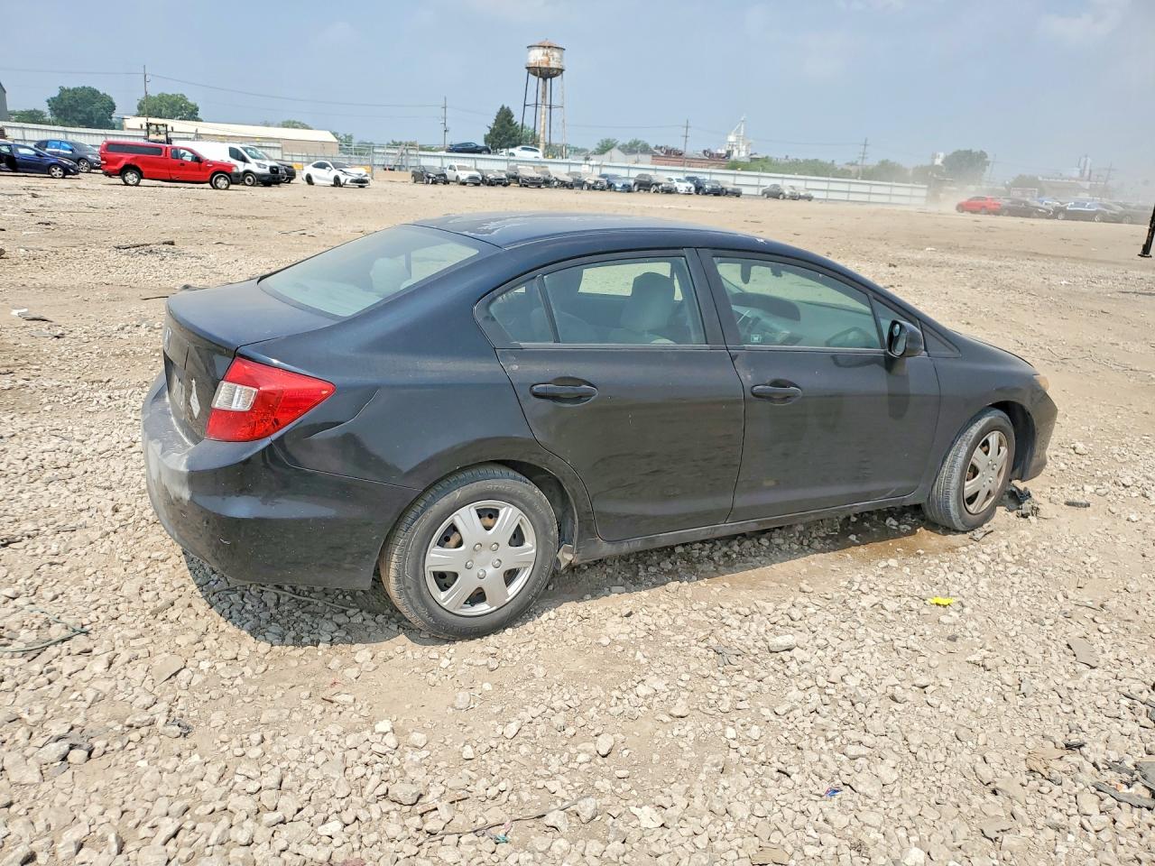 2012 Honda Civic Lx Black vin: 2HGFB2F53CH520357