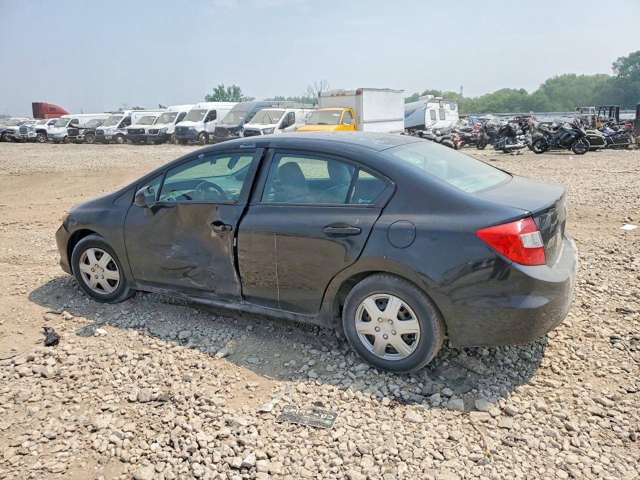 2012 Honda Civic Lx Black vin: 2HGFB2F53CH520357