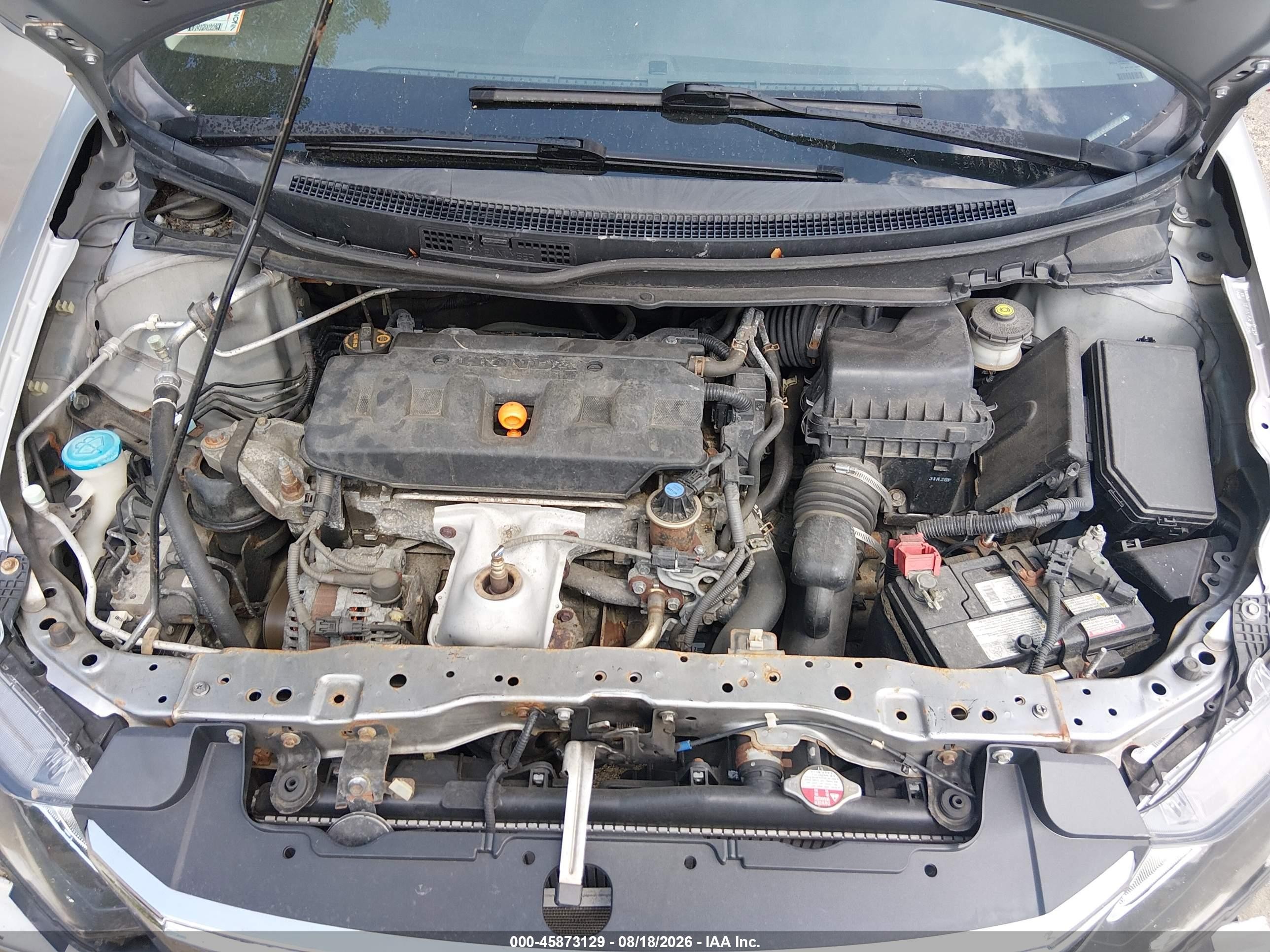 2012 Honda Civic Lx Silver vin: 2HGFB2F53CH526756