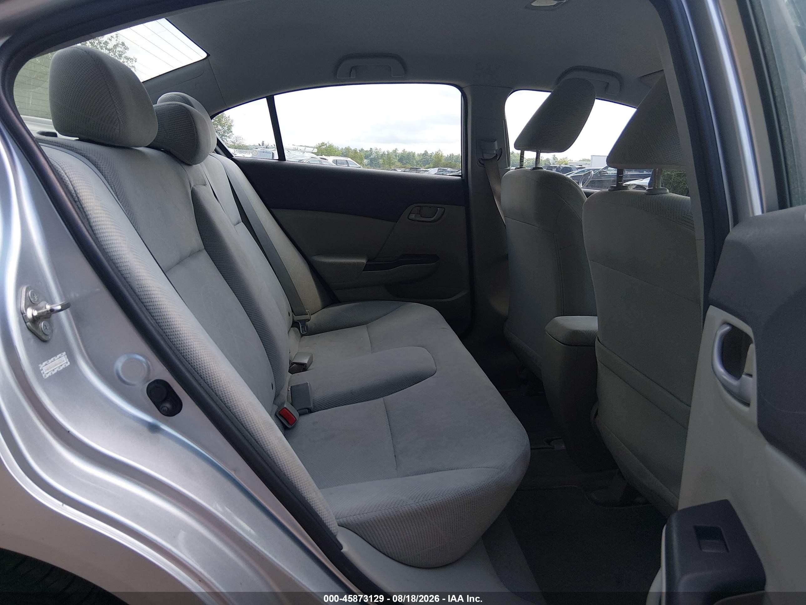 2012 Honda Civic Lx Silver vin: 2HGFB2F53CH526756