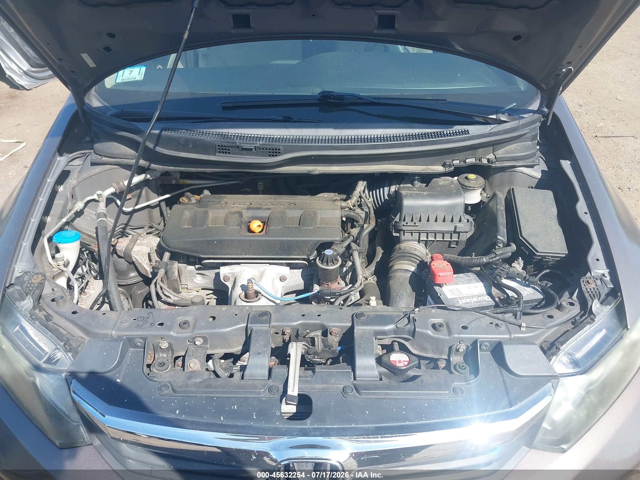 2012 Honda Civic Lx Коричневый vin: 2HGFB2F53CH529480