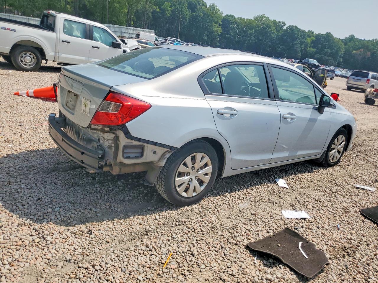 2012 Honda Civic Lx Синий vin: 2HGFB2F53CH542004