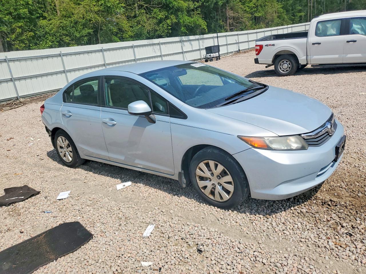 2012 Honda Civic Lx Синий vin: 2HGFB2F53CH542004