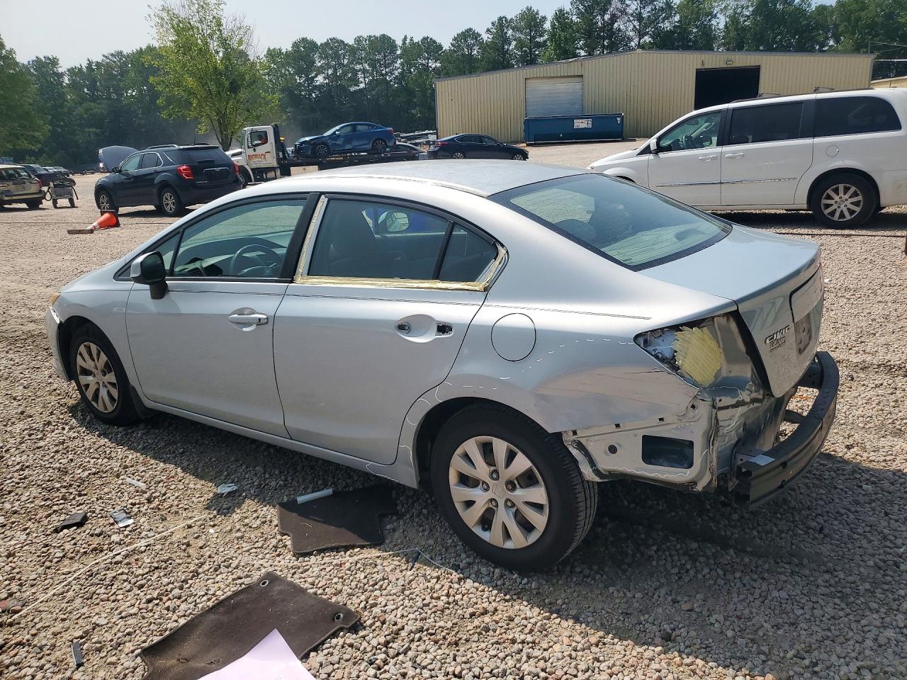 2012 Honda Civic Lx Синий vin: 2HGFB2F53CH542004