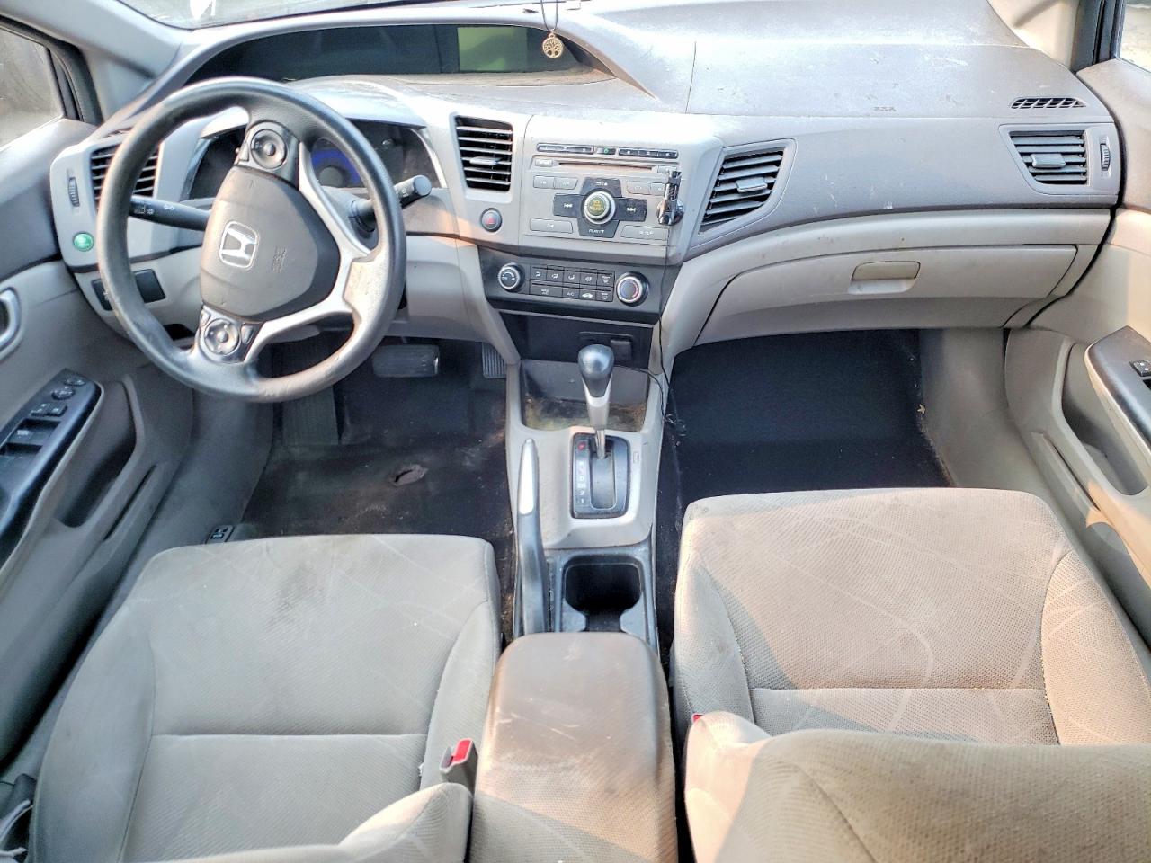 2012 Honda Civic Lx Gray vin: 2HGFB2F53CH558073
