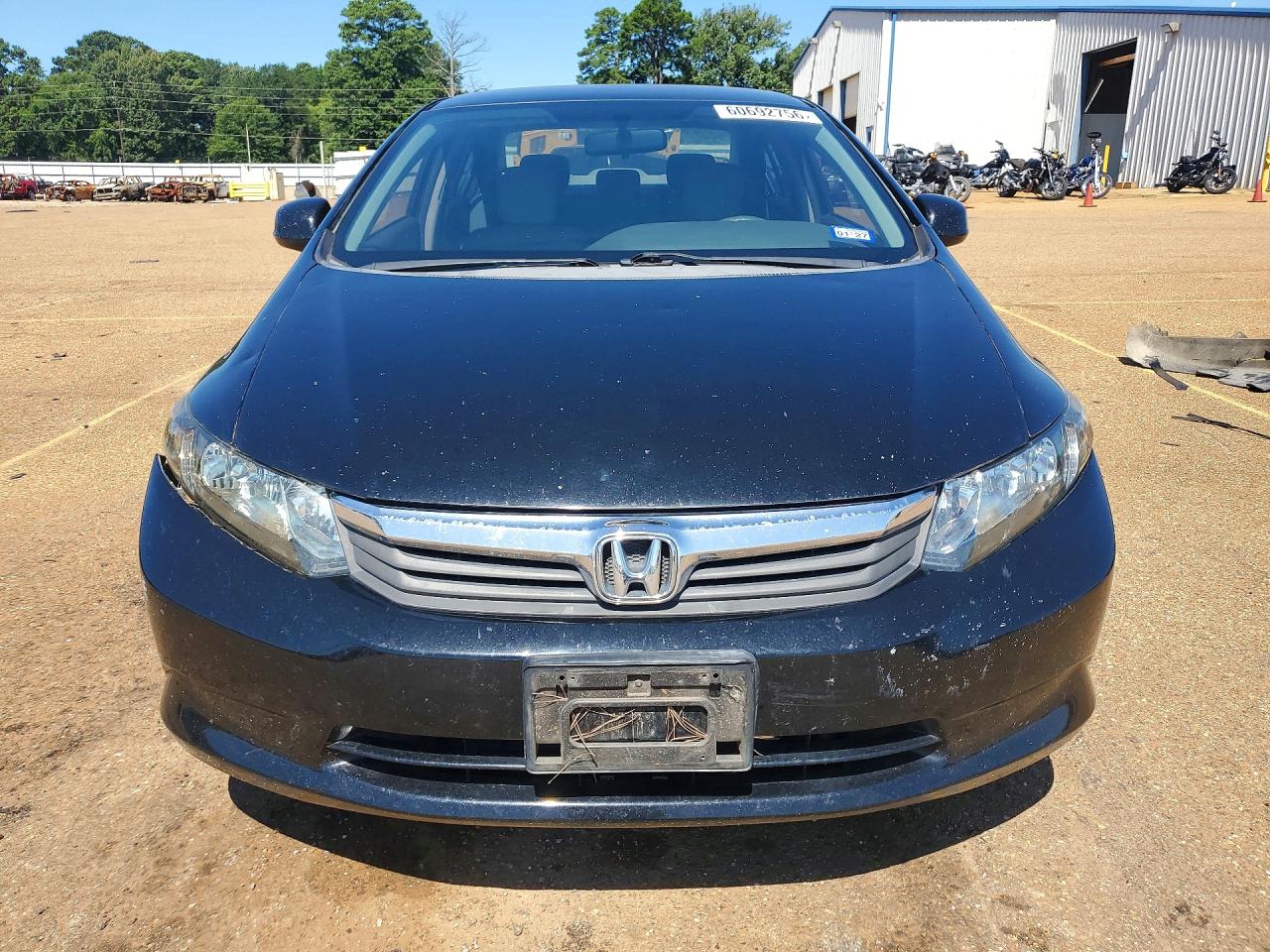 2012 Honda Civic Lx Black vin: 2HGFB2F53CH568358