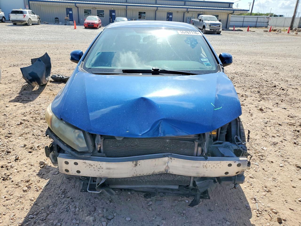 2012 Honda Civic Lx Blue vin: 2HGFB2F53CH568800