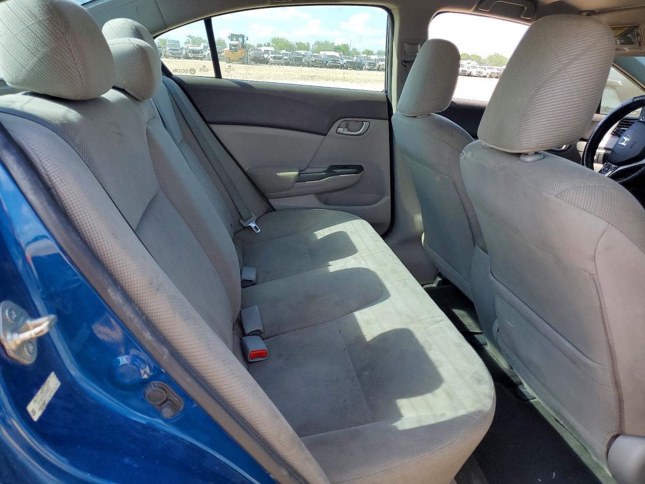 2012 Honda Civic Lx Blue vin: 2HGFB2F53CH568800