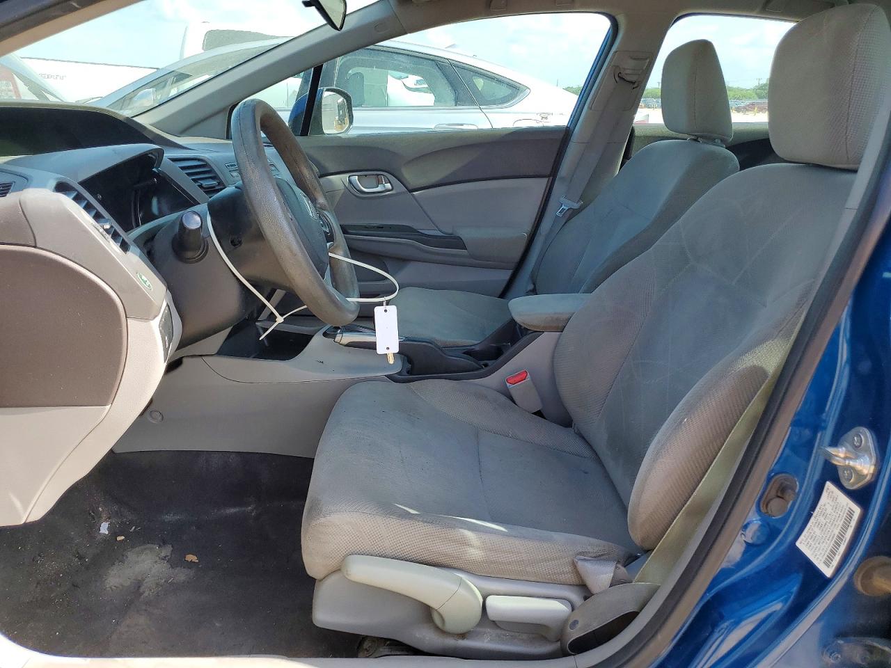 2012 Honda Civic Lx Blue vin: 2HGFB2F53CH568800