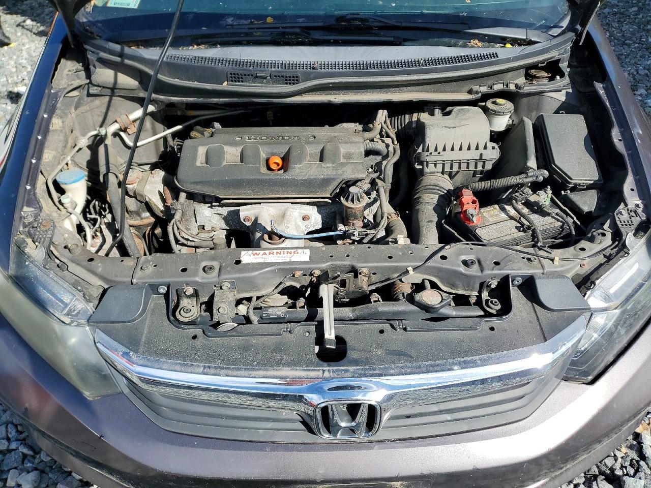 2012 Honda Civic Lx Brown vin: 2HGFB2F53CH569316