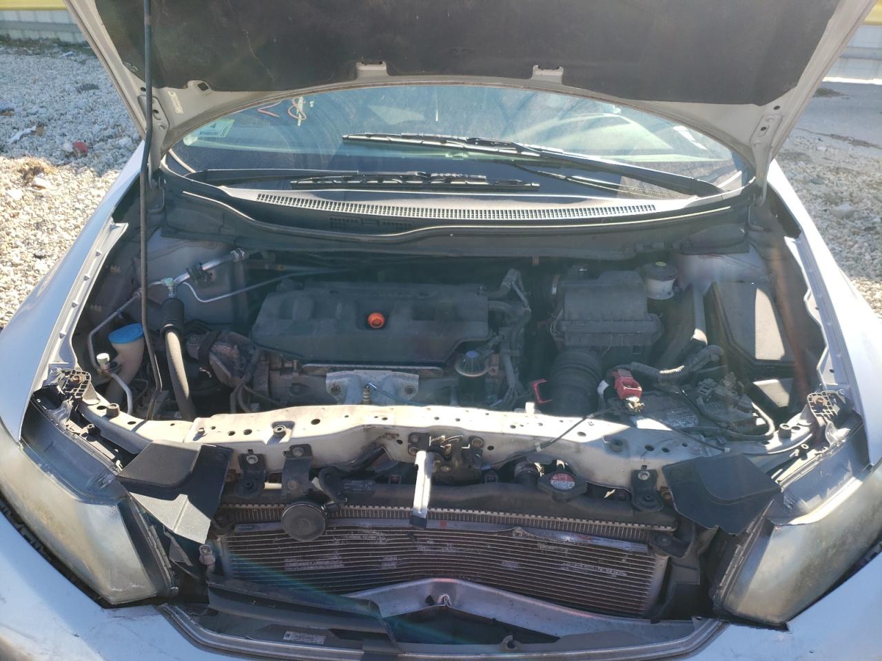 2012 Honda Civic Lx Серебряный vin: 2HGFB2F53CH588061
