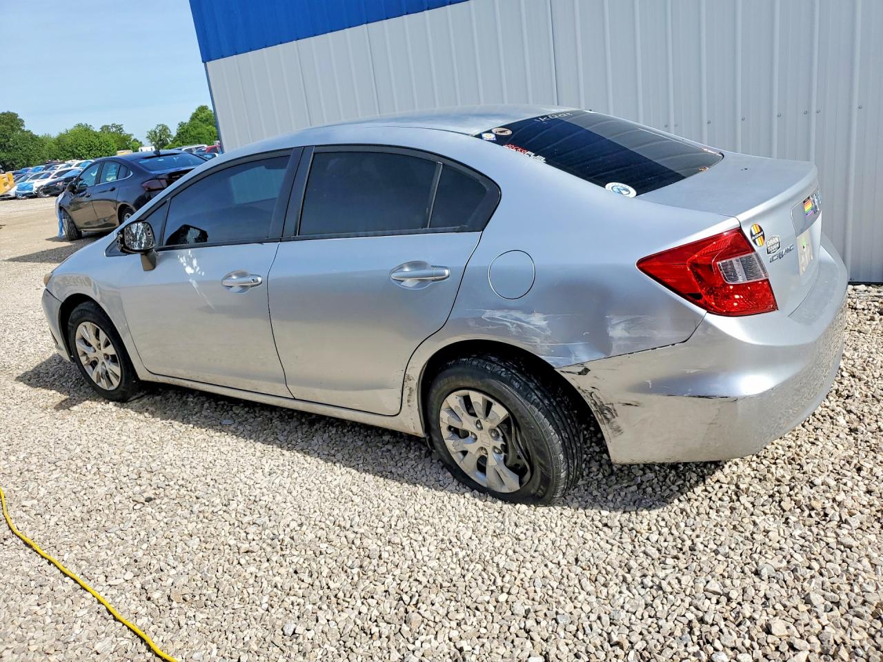 2012 Honda Civic Lx Серебряный vin: 2HGFB2F53CH588061