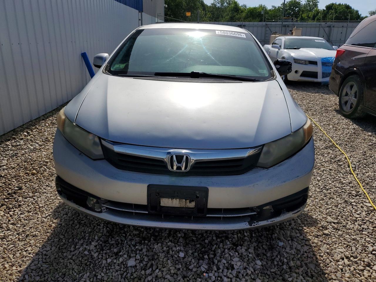 2012 Honda Civic Lx Серебряный vin: 2HGFB2F53CH588061