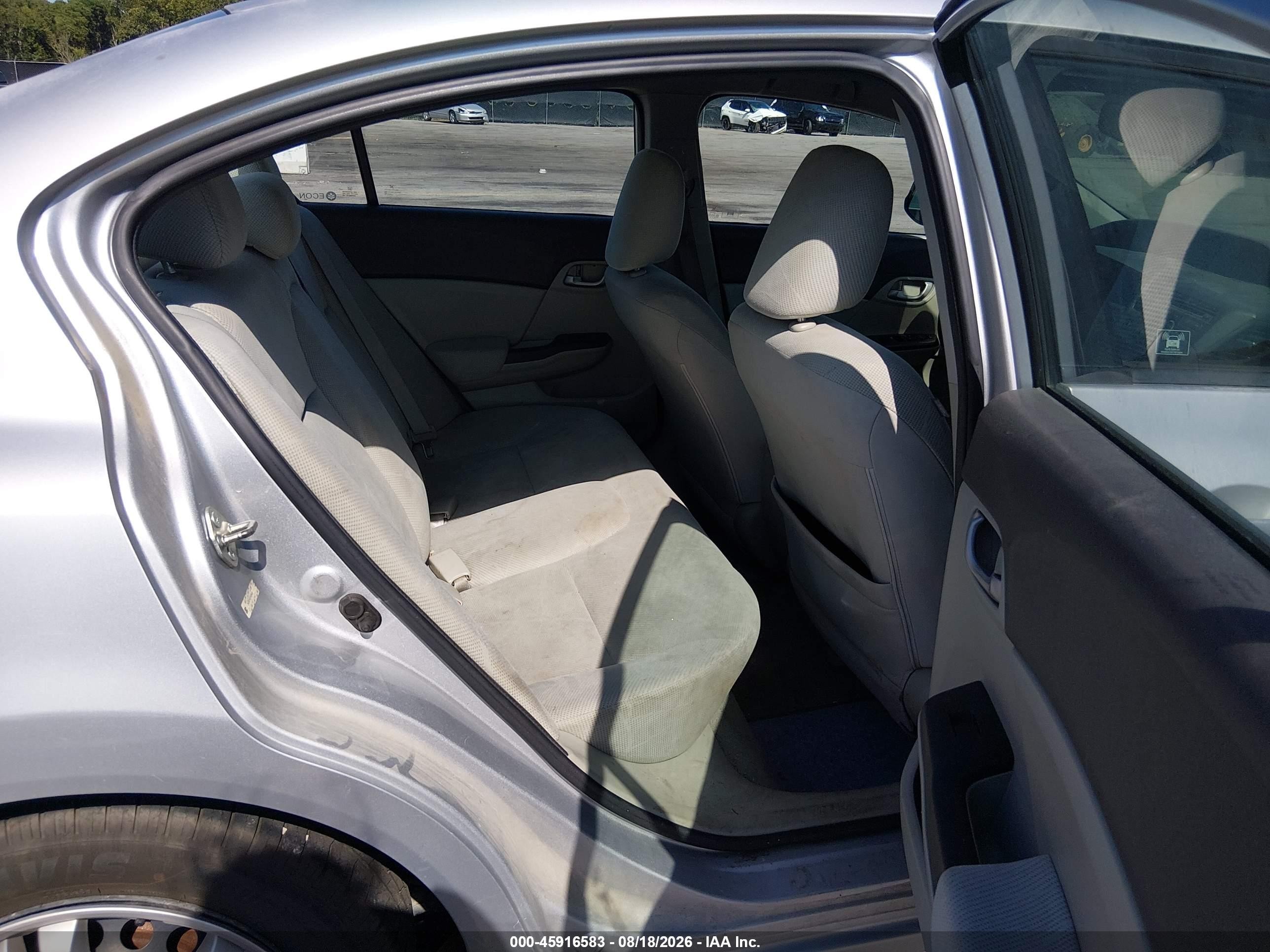 2012 Honda Civic Lx Silver vin: 2HGFB2F53CH589419