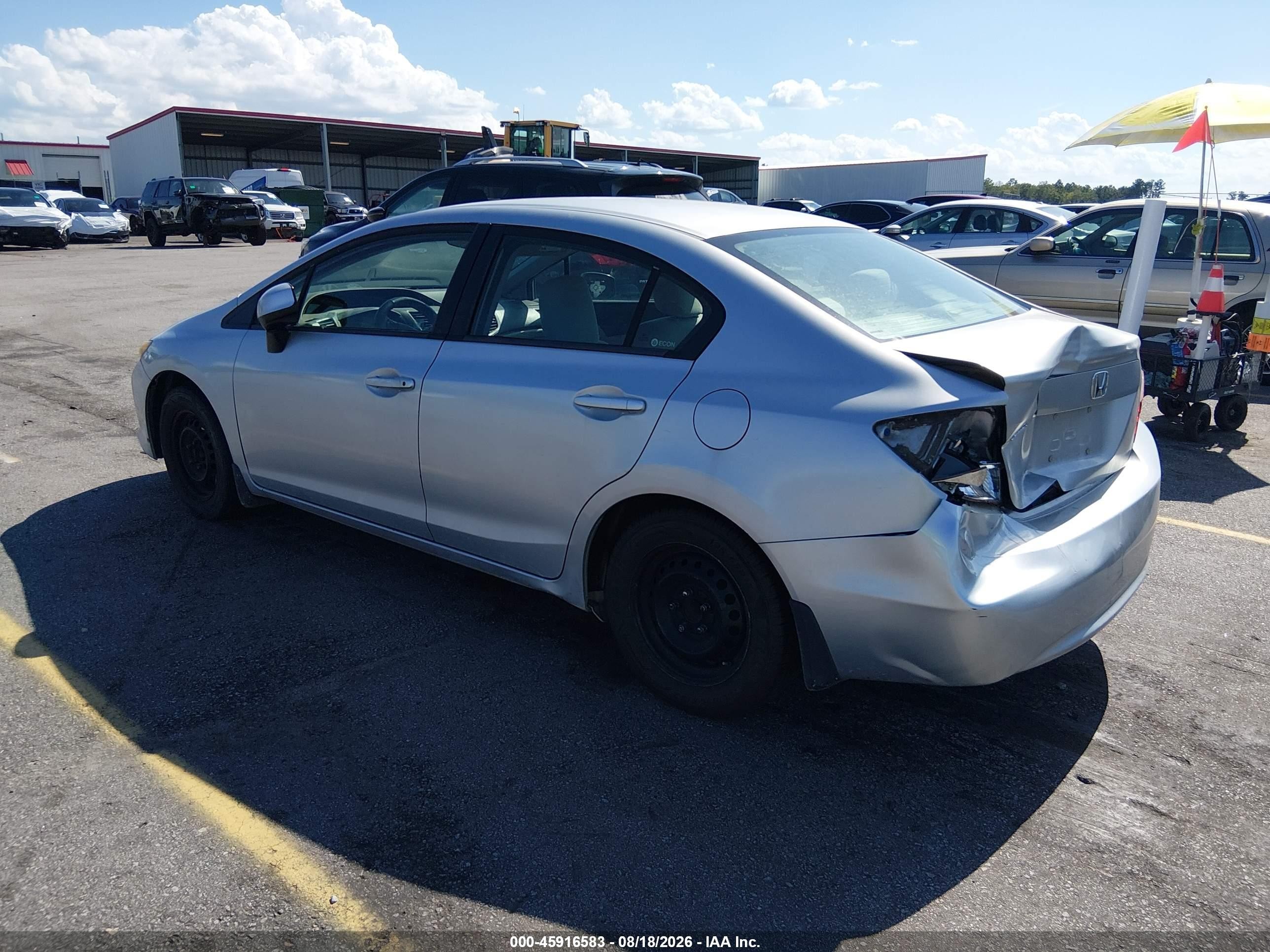 2012 Honda Civic Lx Silver vin: 2HGFB2F53CH589419