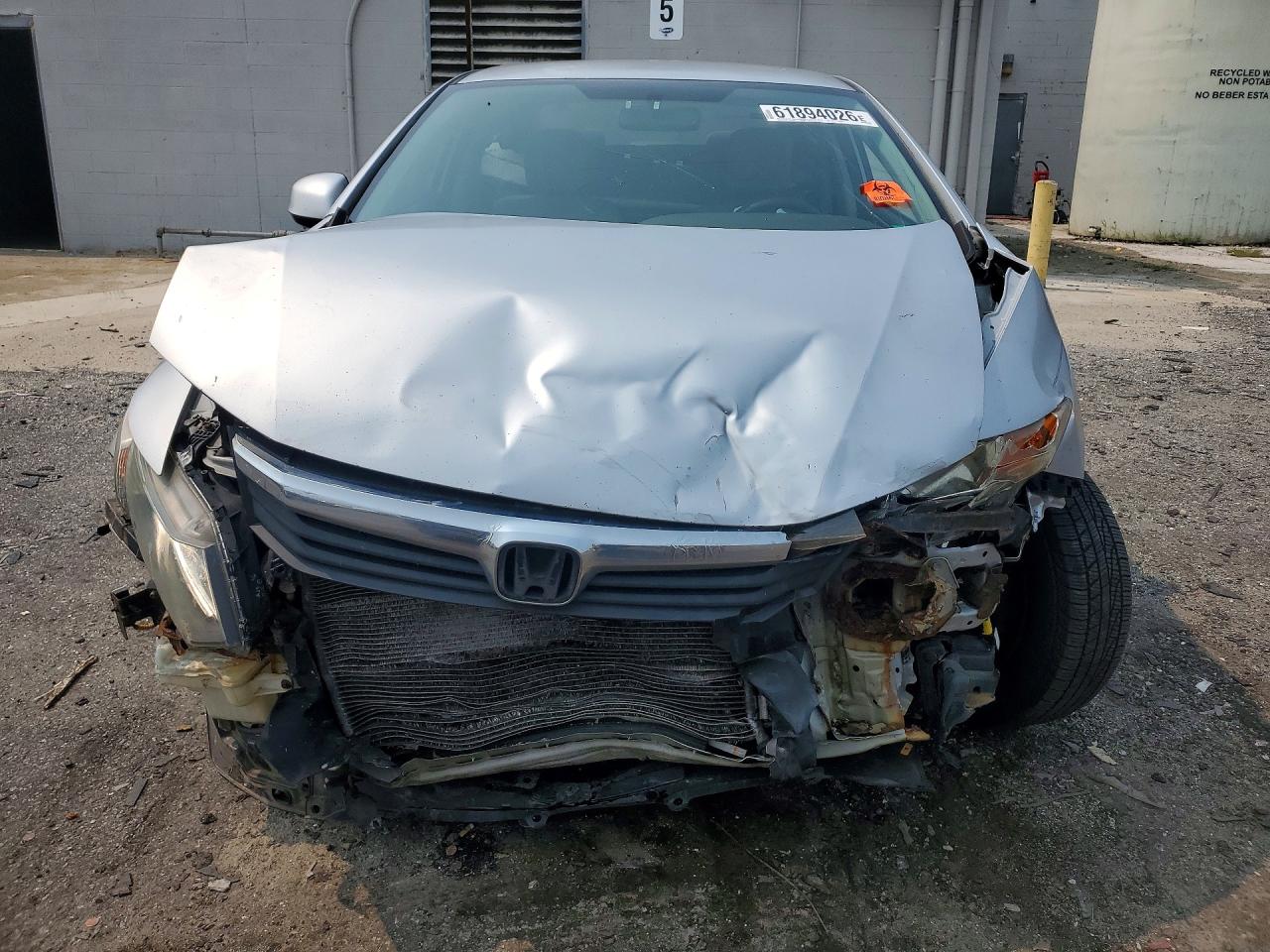2012 Honda Civic Lx Silver vin: 2HGFB2F53CH591655