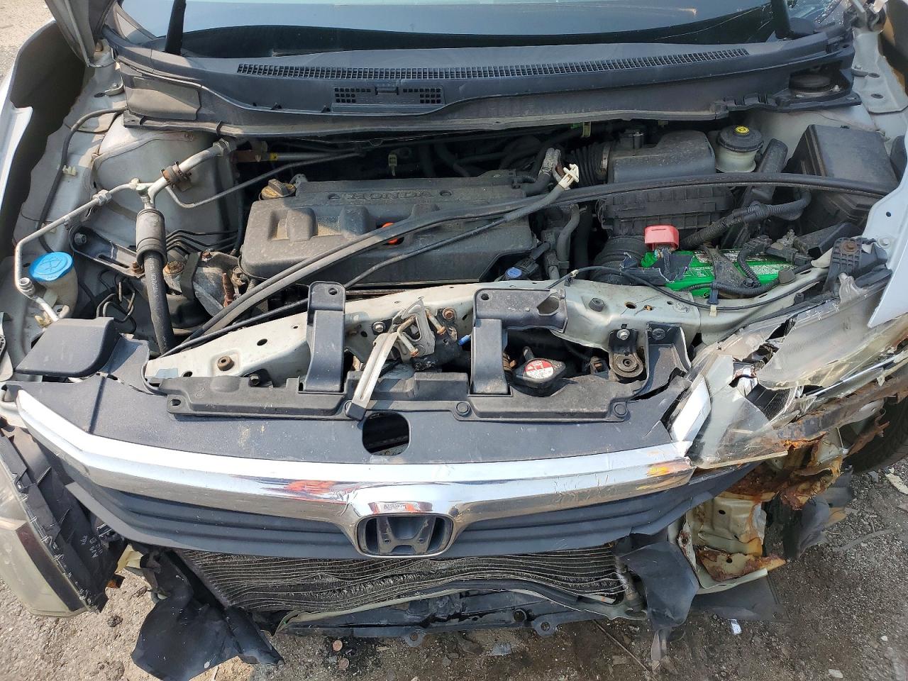 2012 Honda Civic Lx Silver vin: 2HGFB2F53CH591655