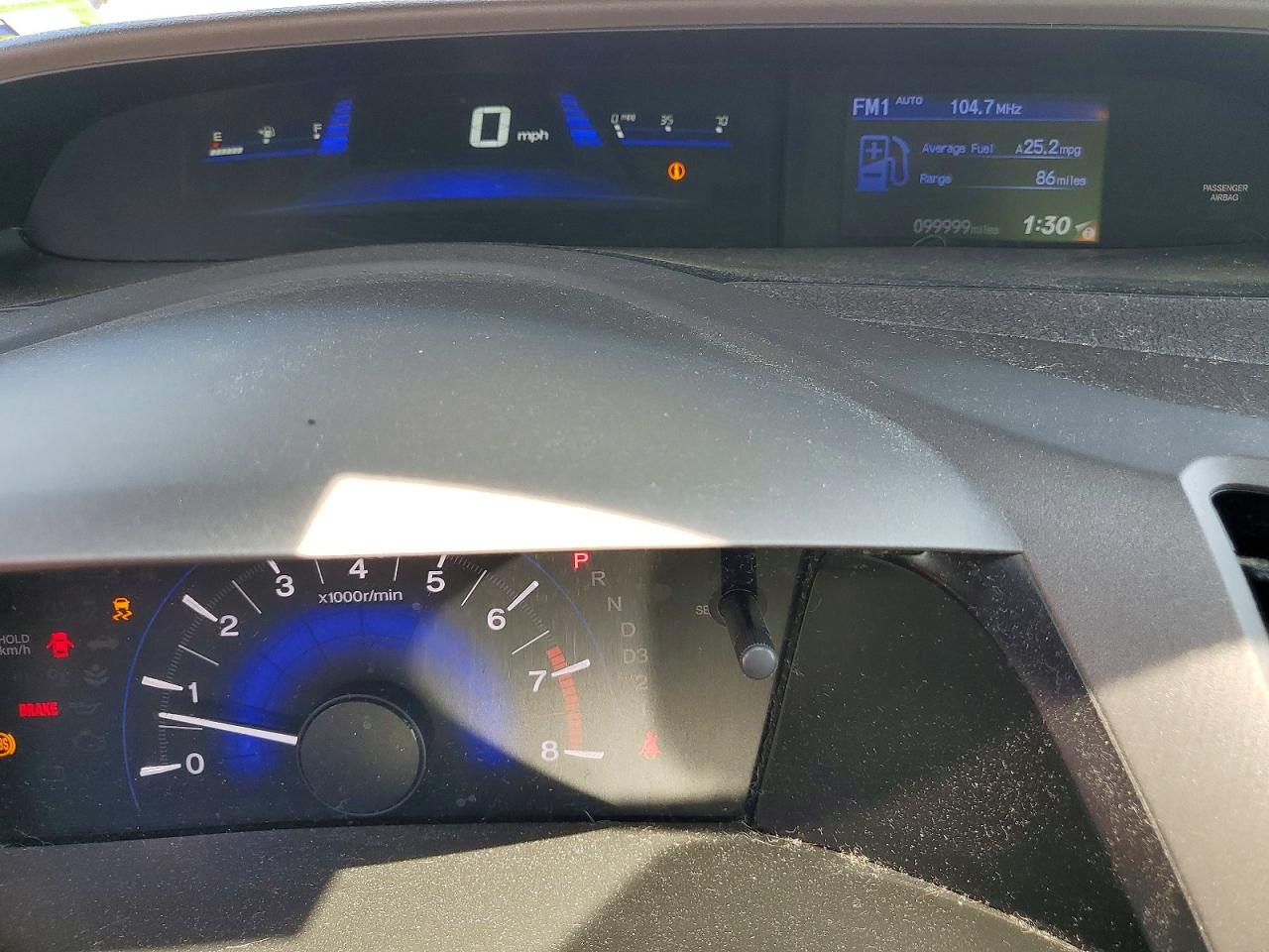 2012 Honda Civic Lx Gray vin: 2HGFB2F53CH596578