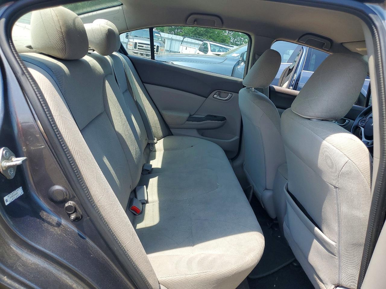 2012 Honda Civic Lx Gray vin: 2HGFB2F53CH596578
