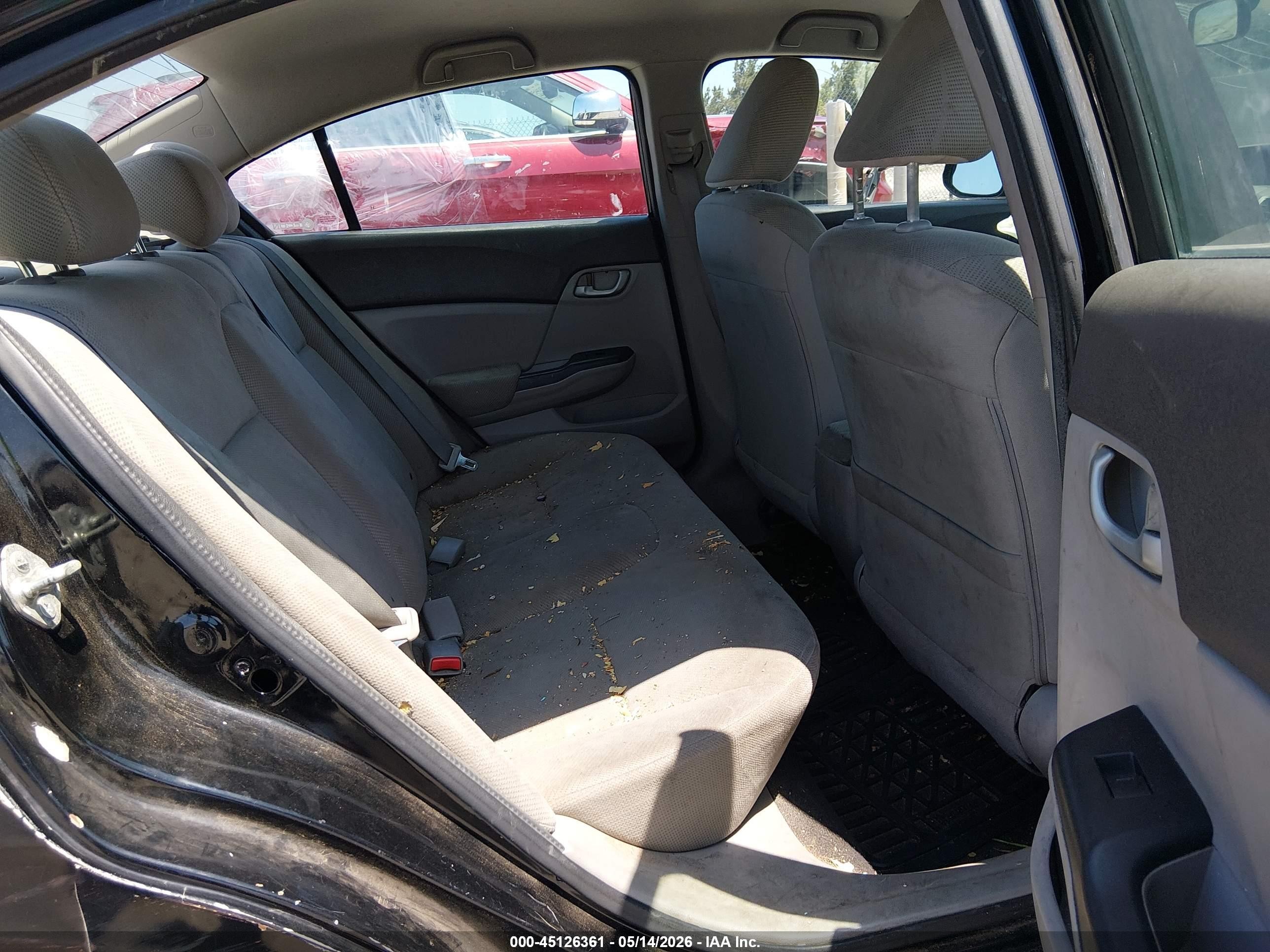 2012 Honda Civic Lx Black vin: 2HGFB2F53CH599495