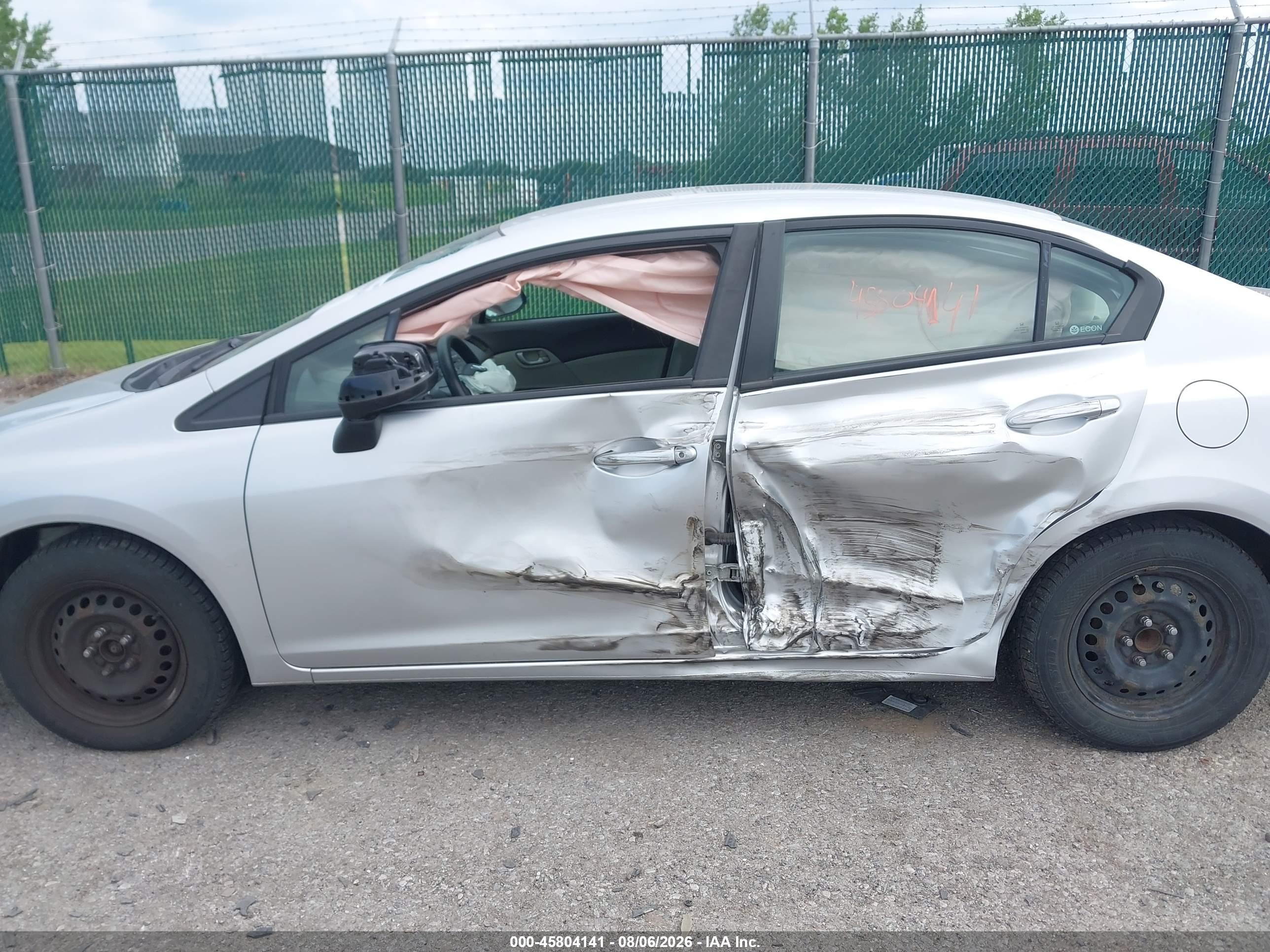 2012 Honda Civic Lx Silver vin: 2HGFB2F53CH599562