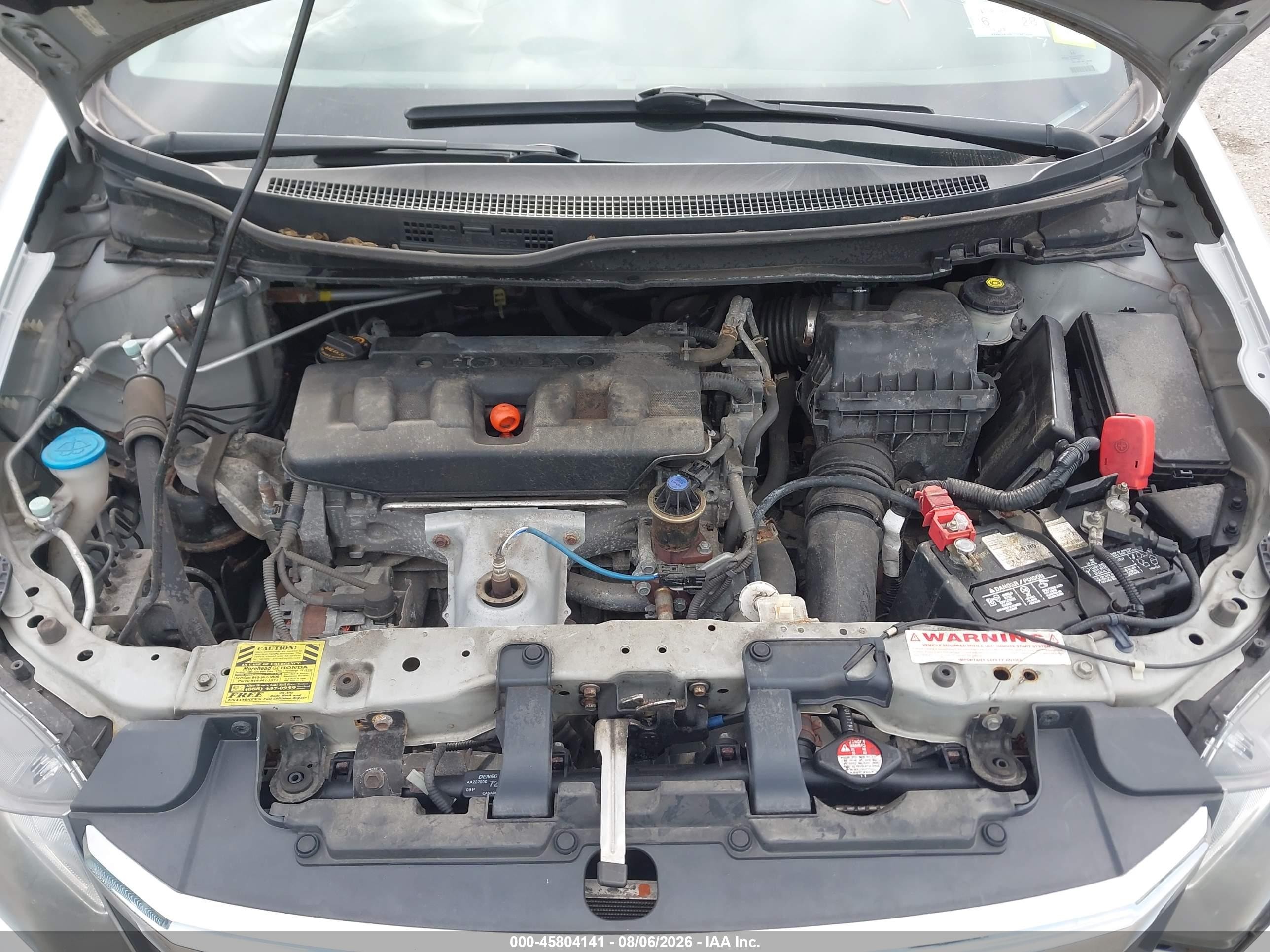 2012 Honda Civic Lx Silver vin: 2HGFB2F53CH599562