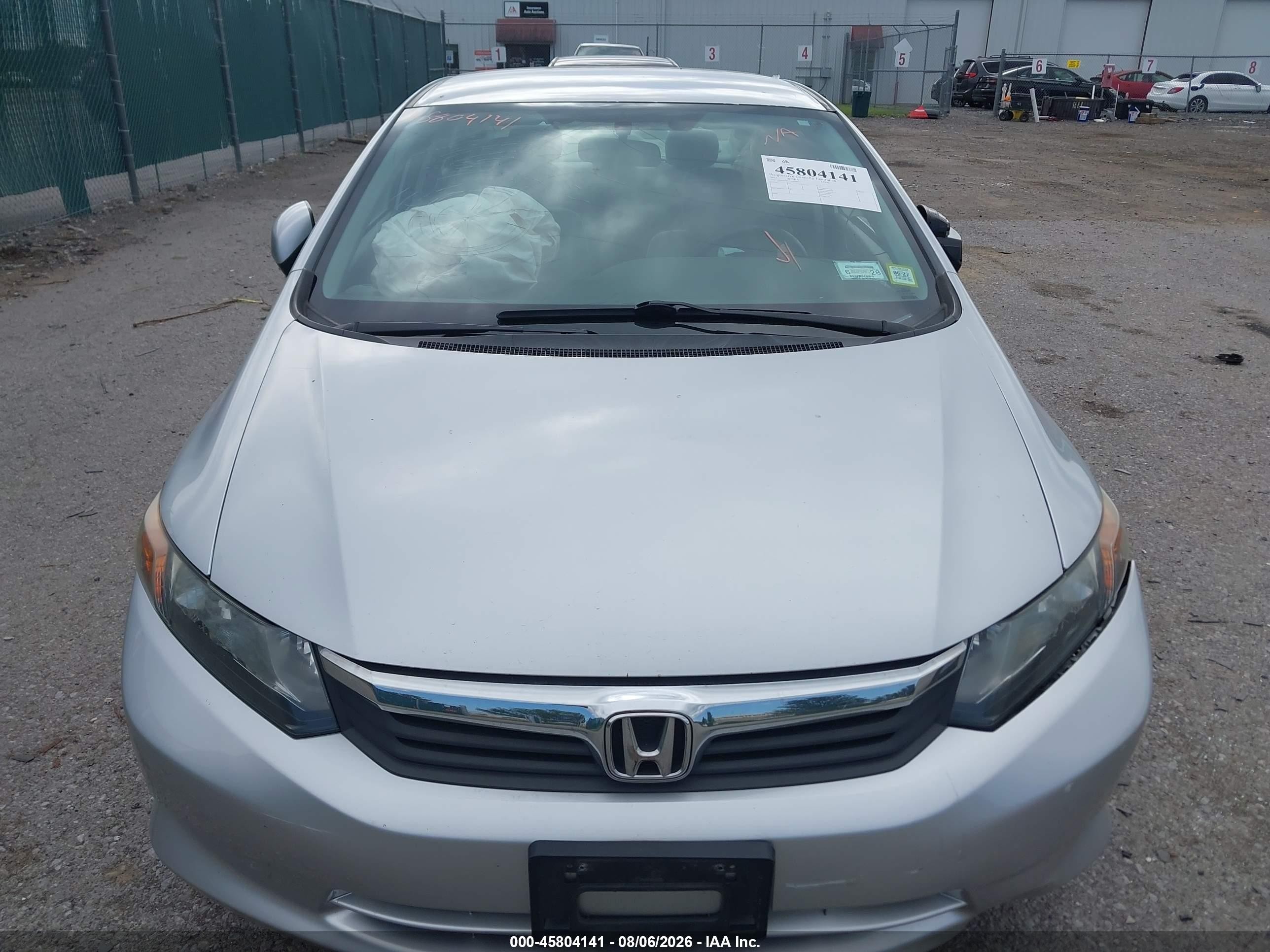 2012 Honda Civic Lx Silver vin: 2HGFB2F53CH599562