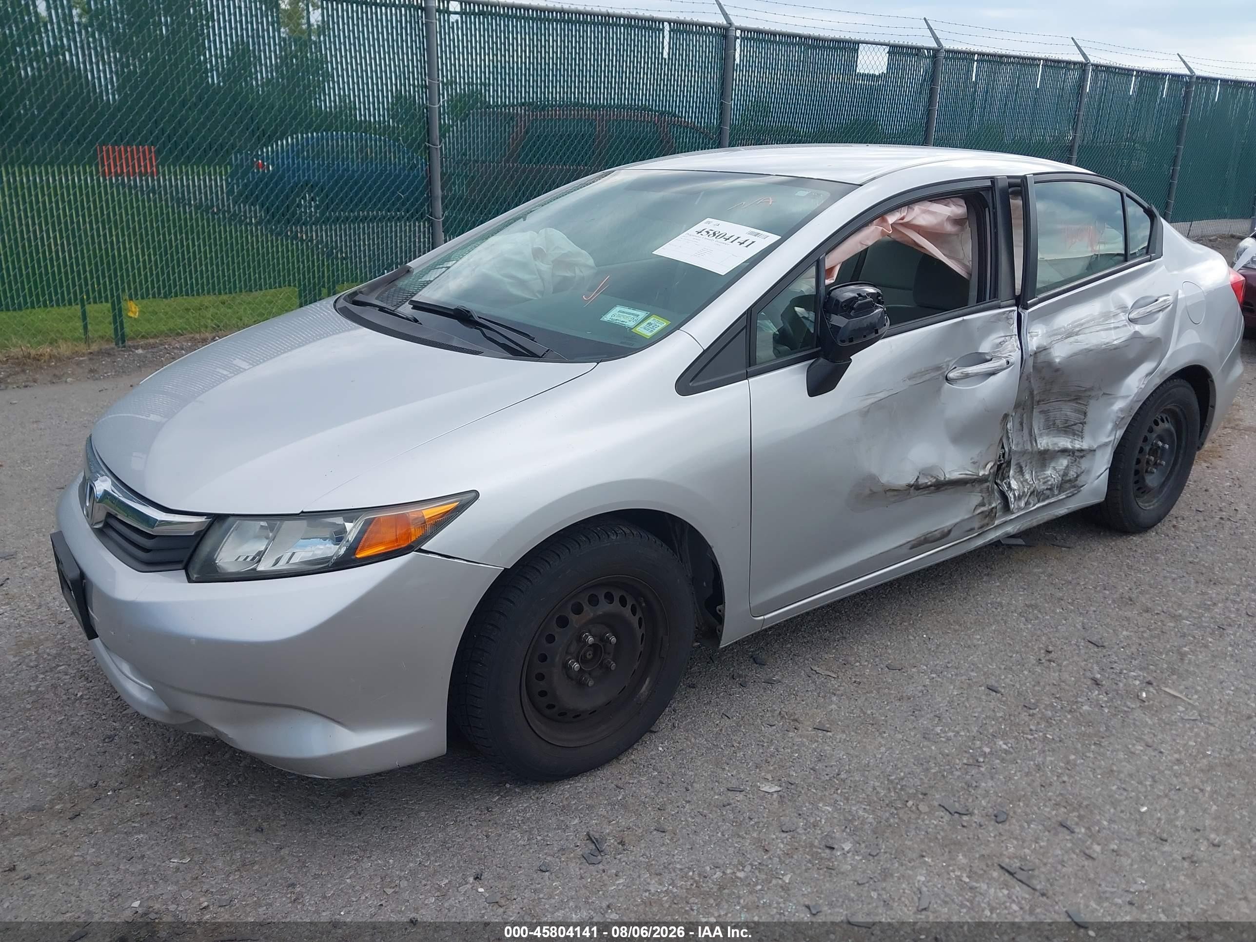 2012 Honda Civic Lx Silver vin: 2HGFB2F53CH599562
