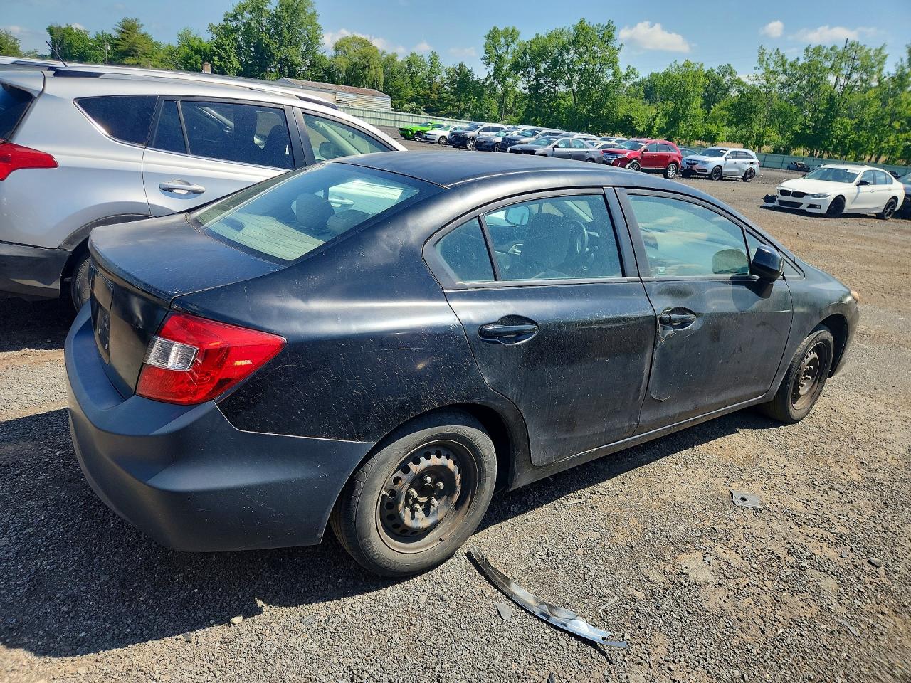 2012 Honda Civic Lx Черный vin: 2HGFB2F53CH602718