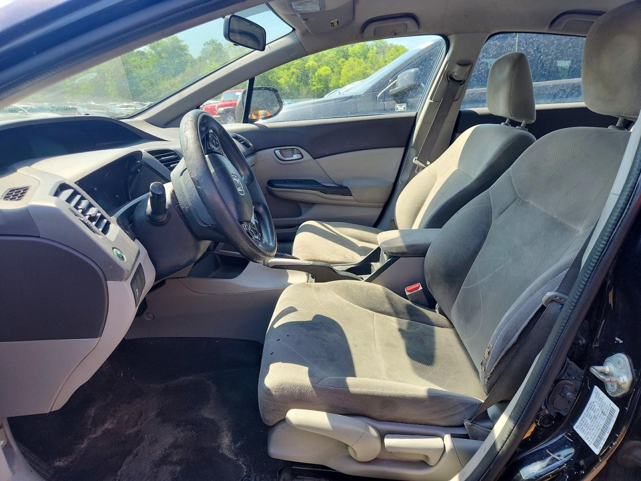 2012 Honda Civic Lx Черный vin: 2HGFB2F53CH602718