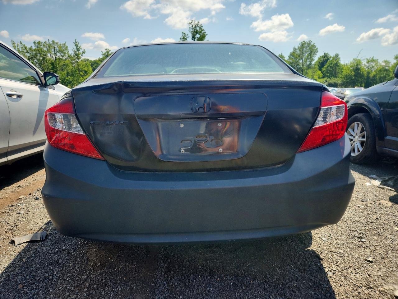 2012 Honda Civic Lx Черный vin: 2HGFB2F53CH602718