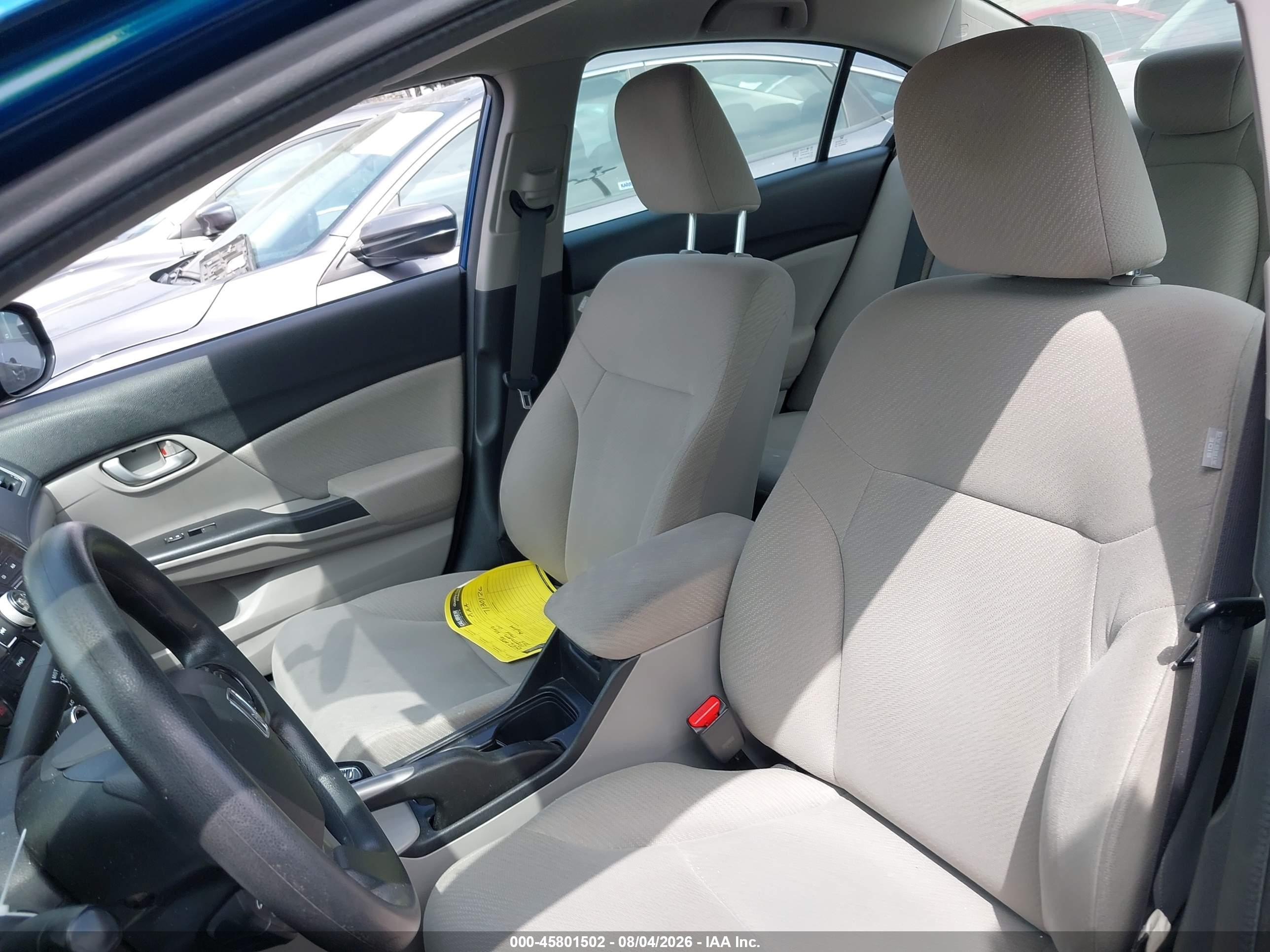 2013 Honda Civic Lx Blue vin: 2HGFB2F53DH506959