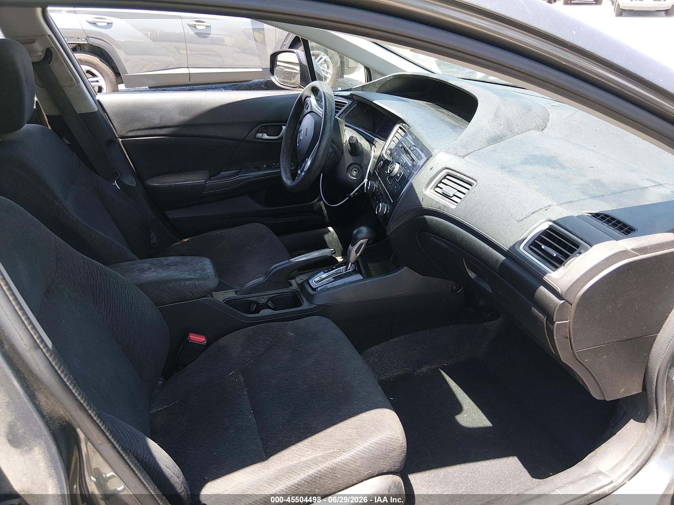2013 Honda Civic Lx Gray vin: 2HGFB2F53DH507724