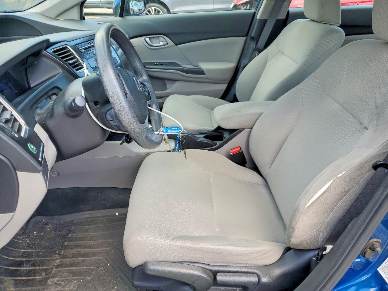 2013 Honda Civic Lx Blue vin: 2HGFB2F53DH510607