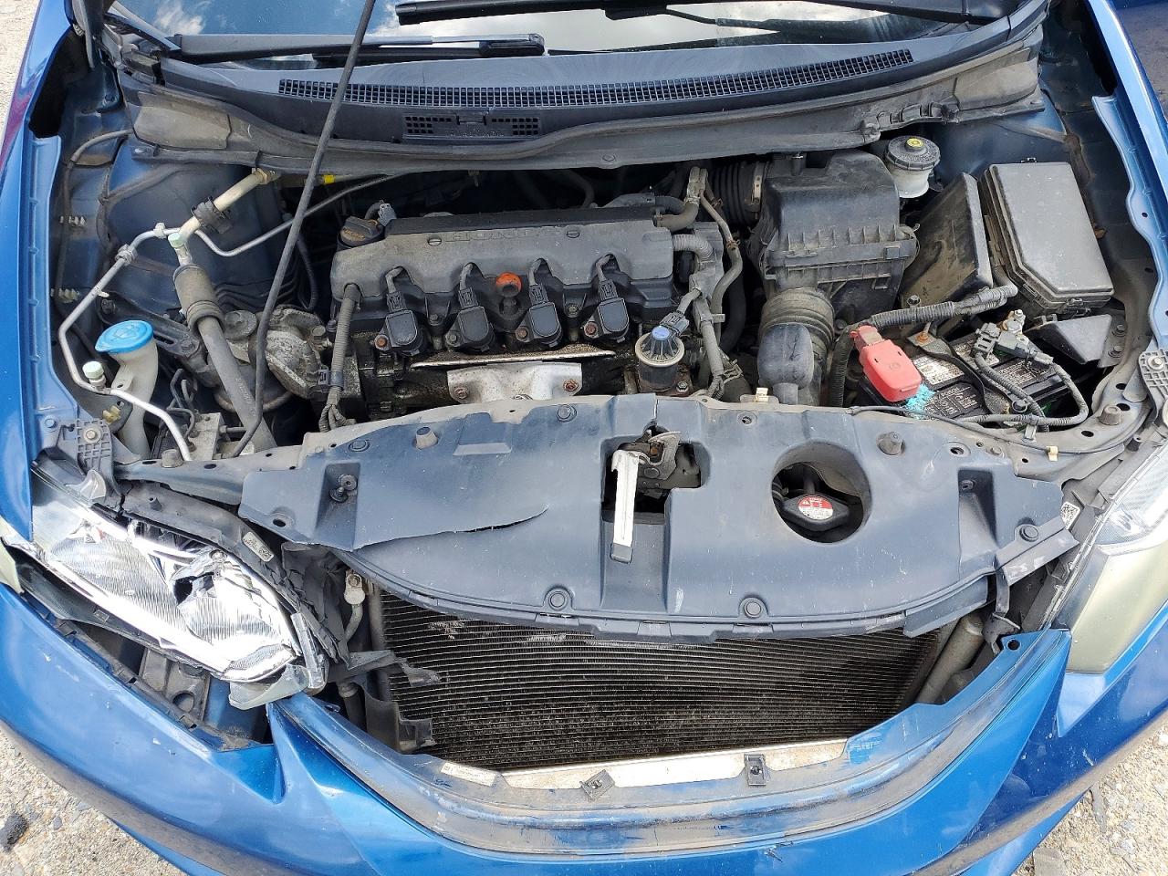 2013 Honda Civic Lx Blue vin: 2HGFB2F53DH510607