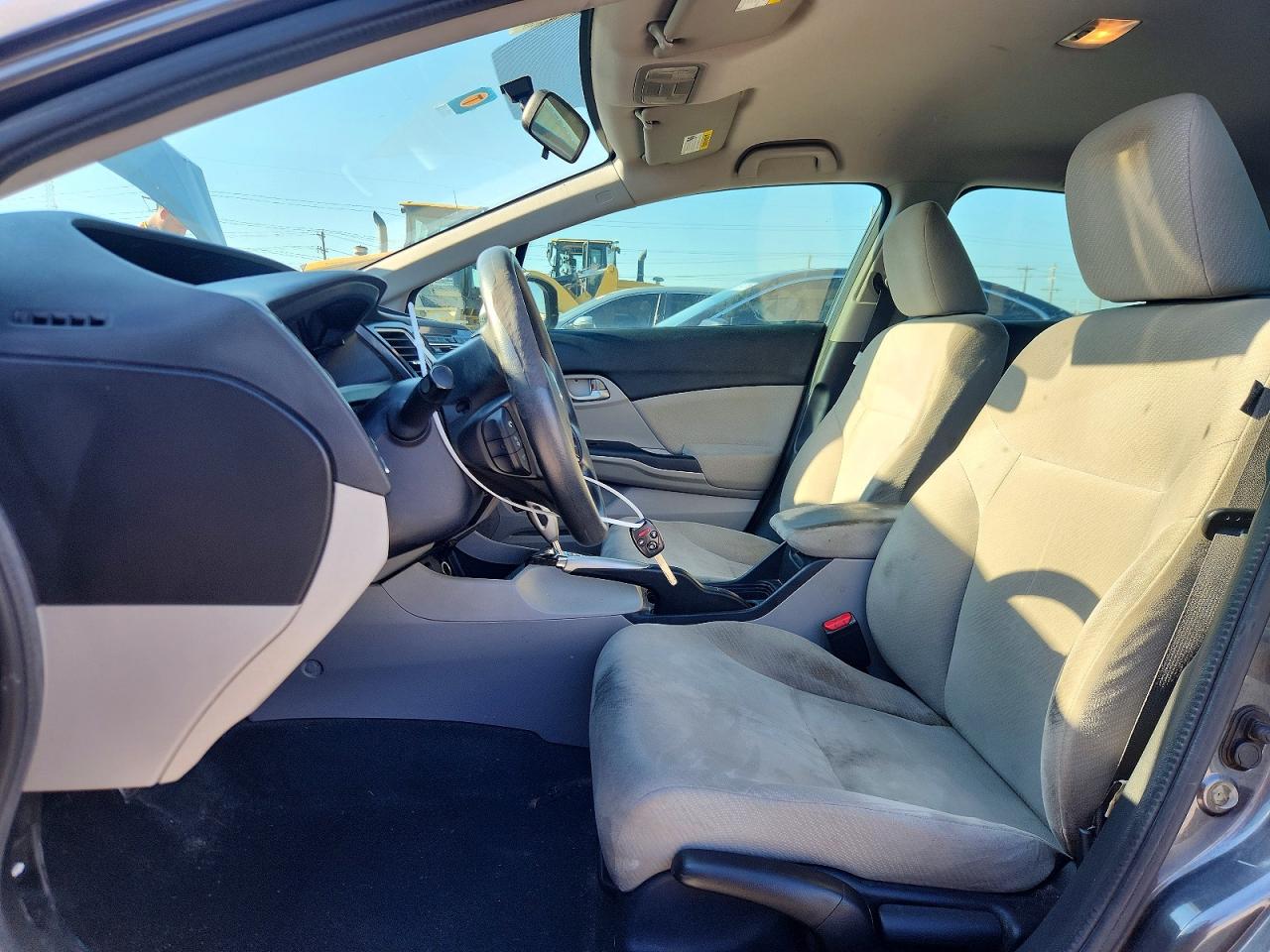 2013 Honda Civic Lx Gray vin: 2HGFB2F53DH516875