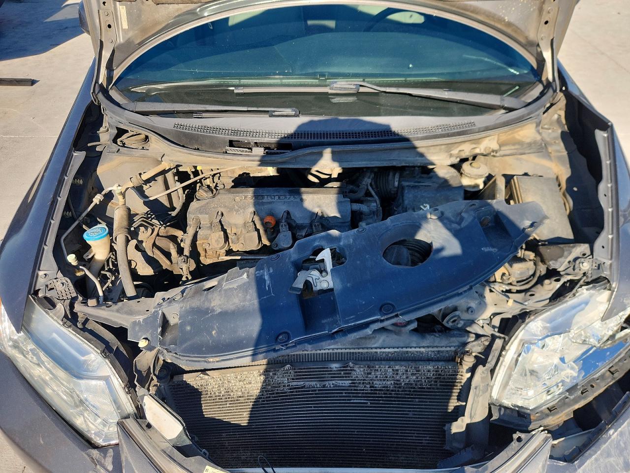 2013 Honda Civic Lx Gray vin: 2HGFB2F53DH516875