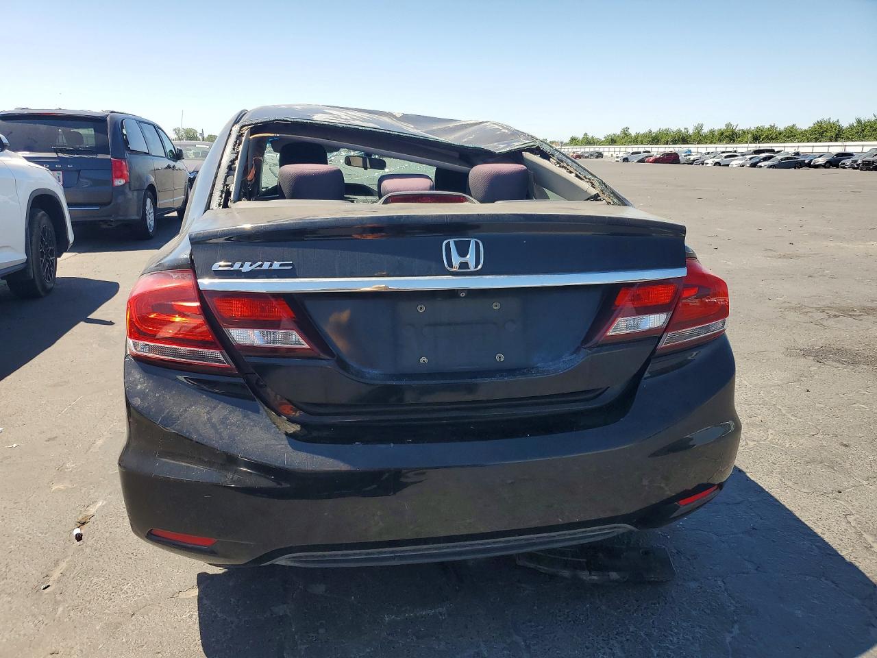 2013 Honda Civic Lx Black vin: 2HGFB2F53DH518240
